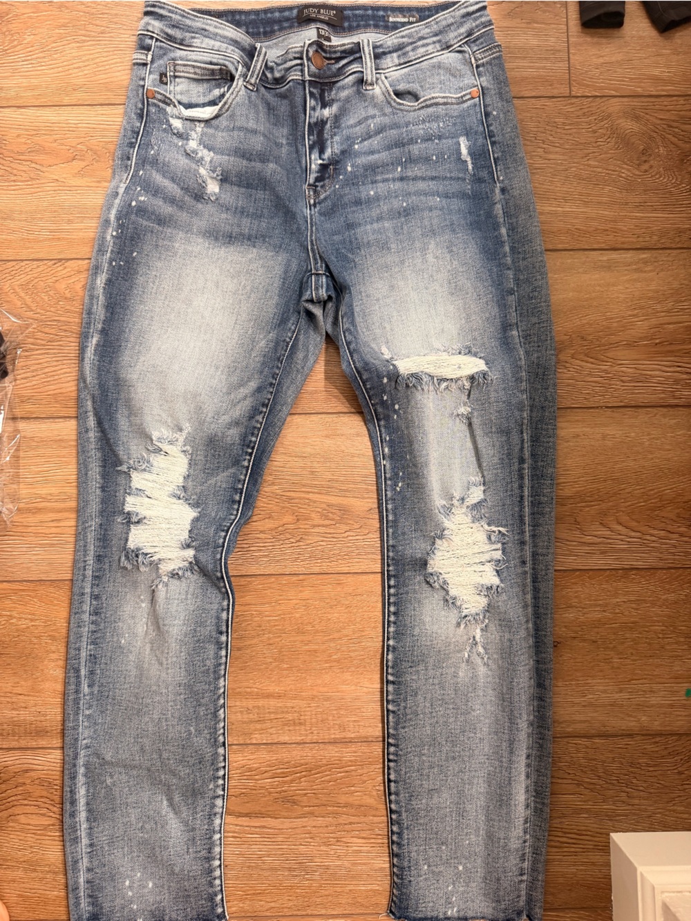 Judy Blue Light Blue Distressed  Jeans 0165